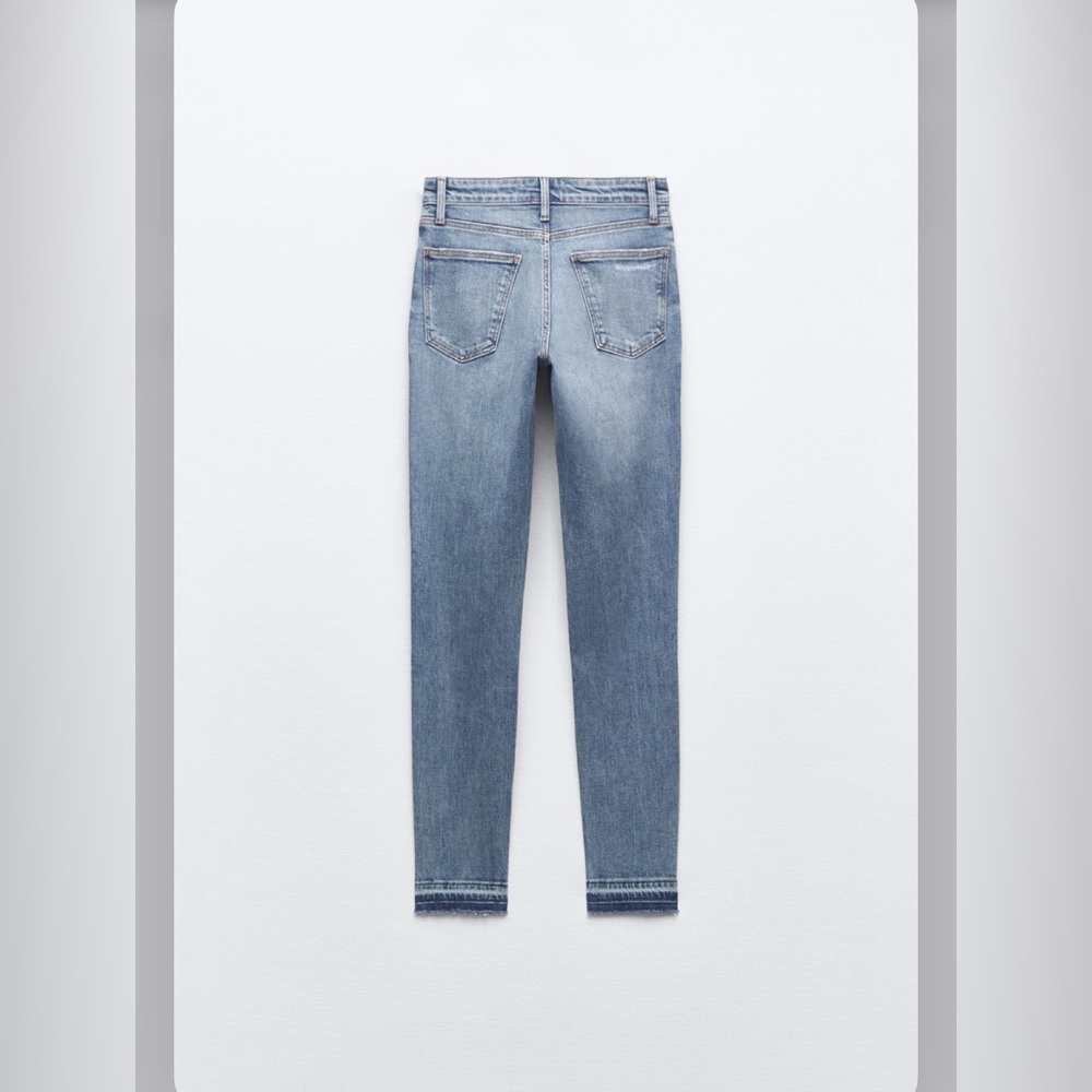 ZW MID-RISE SKINNY JEANS - Picture 6 of 7